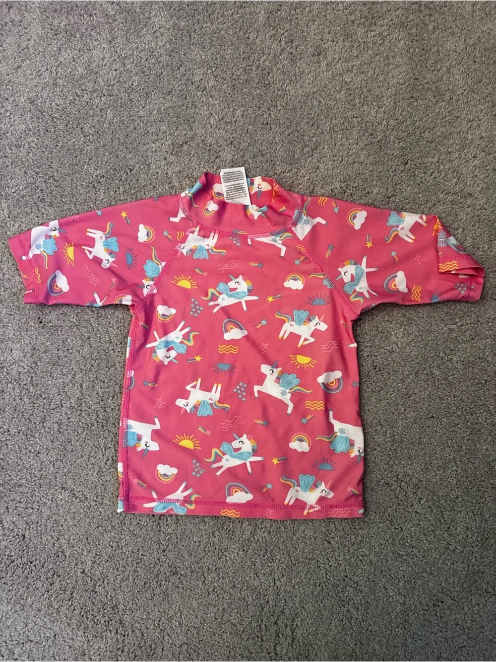 Unicorn-Themed Swimwear - One Piece and a Top, 5-6